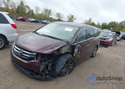 2015 Honda Odyssey Touring/Touring Elite из США, поврежденный, VIN 5FNRL5H95FB055486